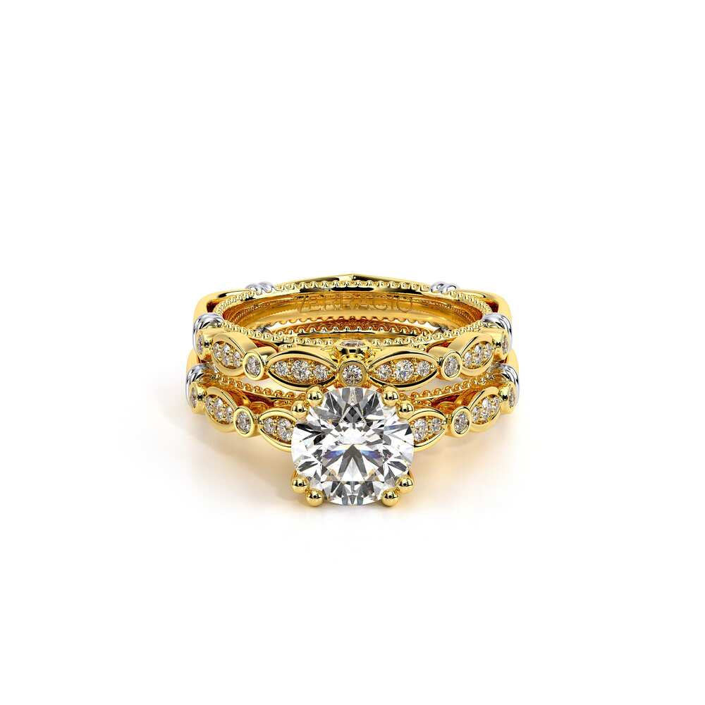 Parisian-100r-18k Yellow Gold Round