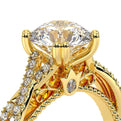 Parisian-105r-18k Yellow Gold Round