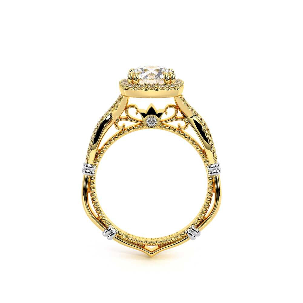 Parisian-106cu-14k Yellow Gold Cushion