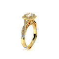 Parisian-106cu-18k Yellow Gold Cushion