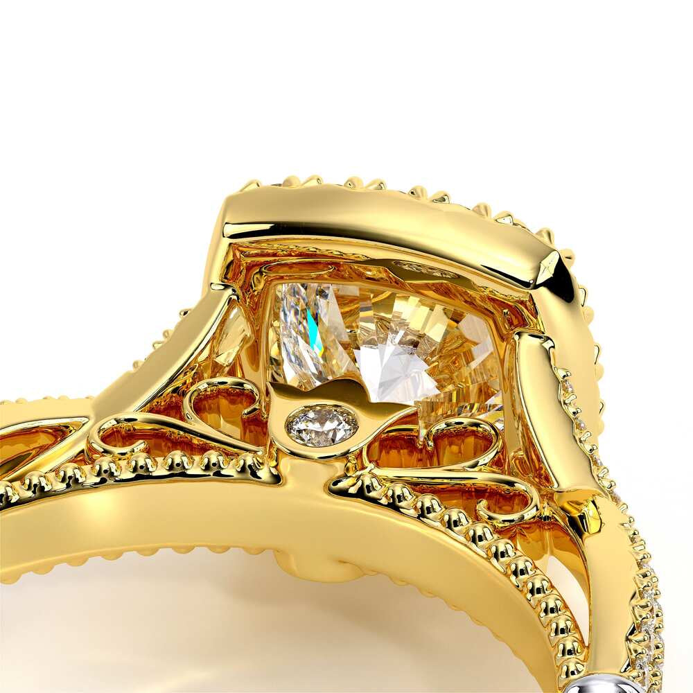 Parisian-106cu-18k Yellow Gold Cushion