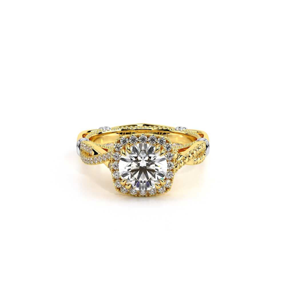 Parisian-106cu-14k Yellow Gold Cushion