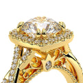 Parisian-106cu-18k Yellow Gold Cushion