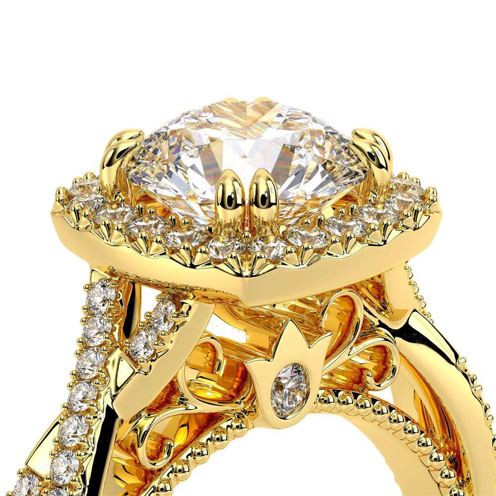Parisian-106cu-18k Yellow Gold Cushion