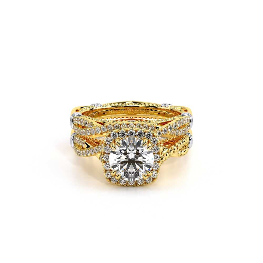 Parisian-106cu-14k Yellow Gold Cushion