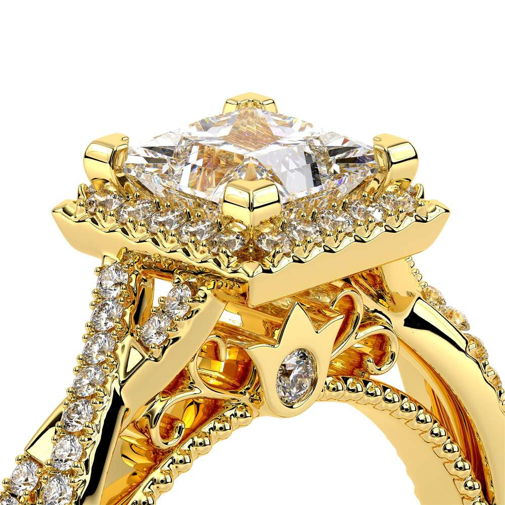 Parisian-106p-18k Yellow Gold Princess