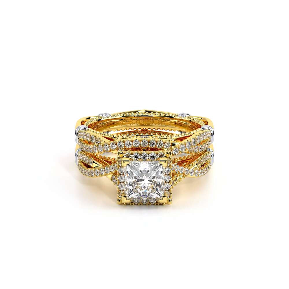 Parisian-106p-18k Yellow Gold Princess