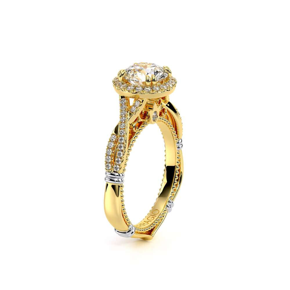 Parisian-106r-14k Yellow Gold Round