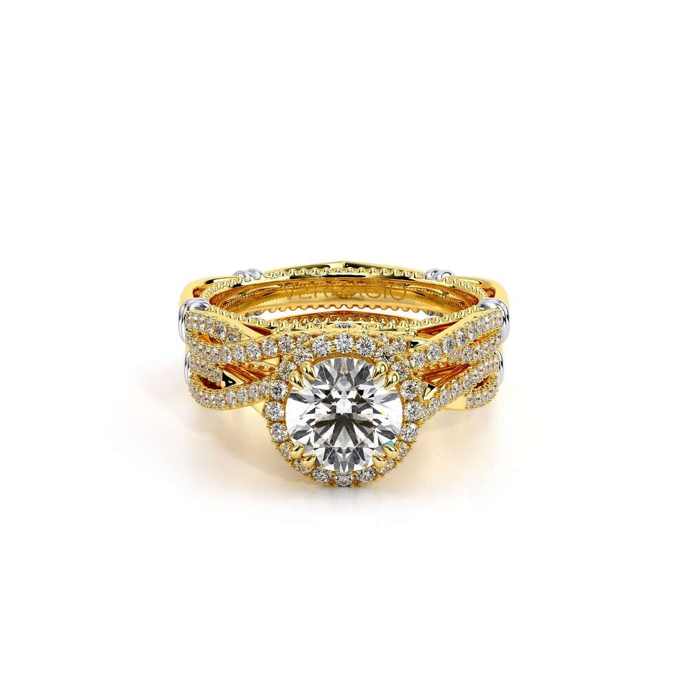 Parisian-106r-18k Yellow Gold Round