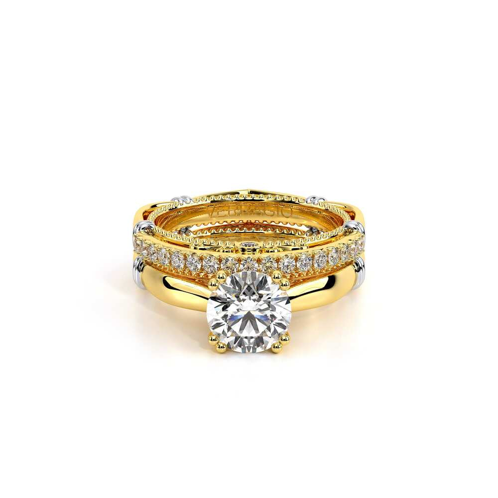 Parisian-120r-14k Yellow Gold Round